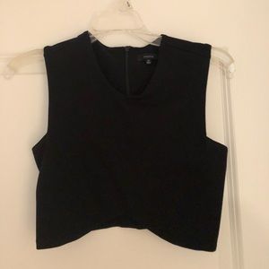 Aritzia Talula black structured crop top!